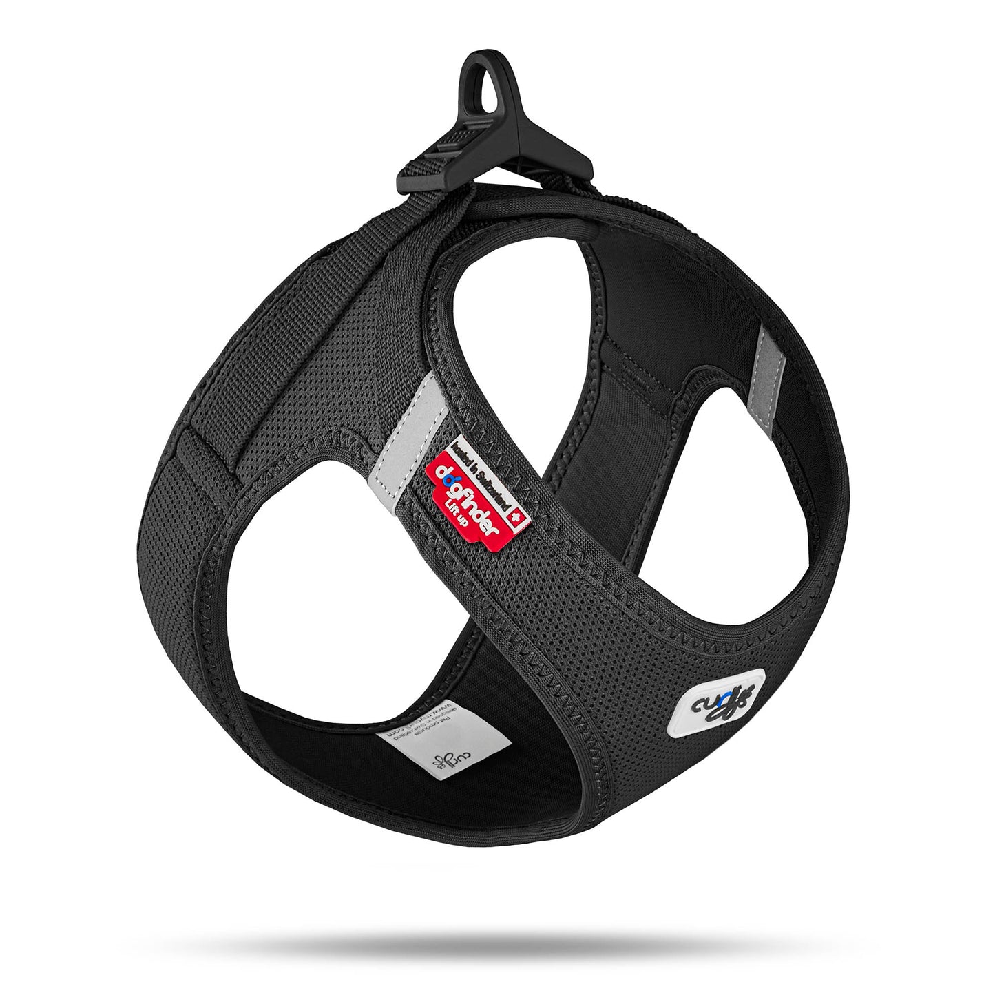 Curli Vest Harness Curli-Clasp Air-Mesh Black